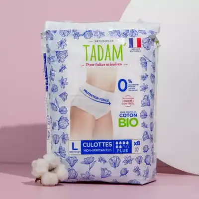 Tadam' Fuites Urinaires Culottes Plus taille L Sachet/8