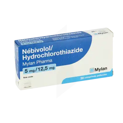 Nebivolol/hydrochlorothiazide Viatris 5 Mg/12,5 Mg, Comprimé Pelliculé à SAINT-SAENS