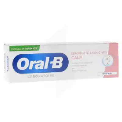 Oral B Laboratoire Sensibilite & Gencives Calm Original Dentifrice T/75ml à Lesparre-Médoc