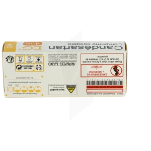 Candesartan Eg 4 Mg, Comprimé Sécable