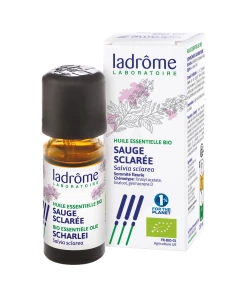 Ladrôme Huile Essentielle Sauge Sclarée Sommité Fleurie 10ml