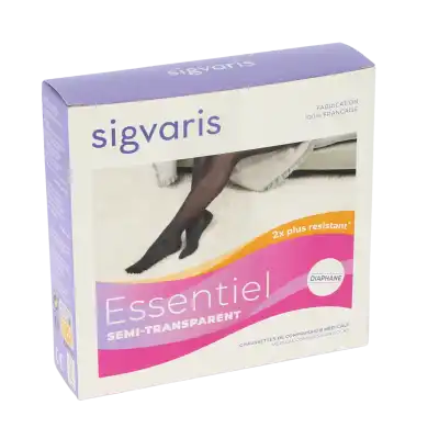 Sigvaris Essentiel Semi-transparent Chaussettes  Femme Classe 2 Naturel X Large Long à UGINE