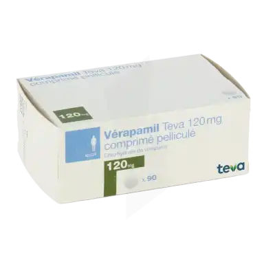 Verapamil Teva 120 Mg, Comprimé Pelliculé à LIVRON-SUR-DROME