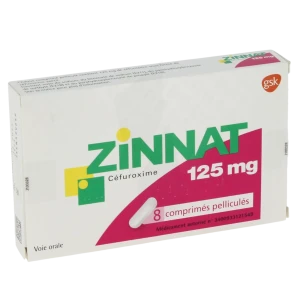 Zinnat 125 Mg, Comprimé Pelliculé