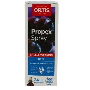 Ortis - Propex Spray Gorge 24ml - Apaise Et Adoucit La Gorge