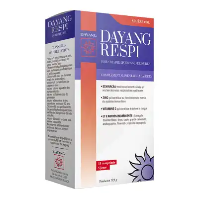 Dayang Respi  Comprimés 15 comprimés - 5 jours