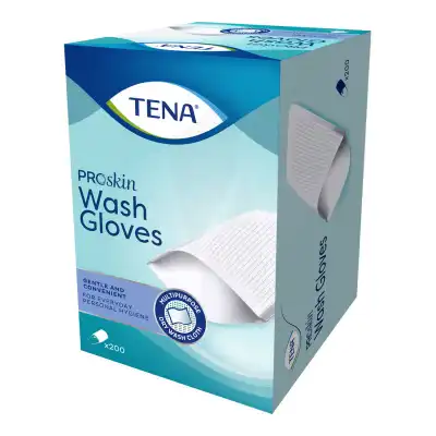 Tena Wet Wash Glove Gant Jetable B/200 à TOULOUSE