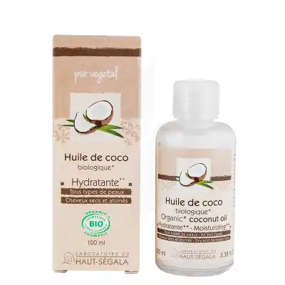 Huile Végétale Bio De Coco 100ml à JACOU