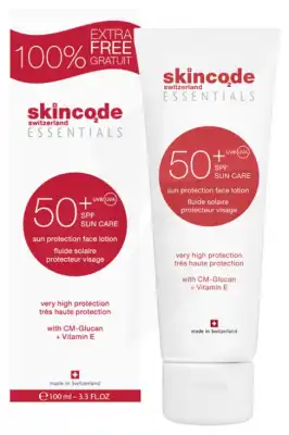 Skincode Essentials Spf50+ Fluide Protecteur Visage T/50ml à Antibes