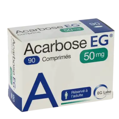 Acarbose Eg 50 Mg, Comprimé à Dreux