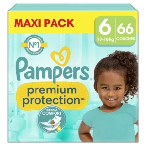Pampers Premium Protection Couche T6 13-18kg Maxipack/66