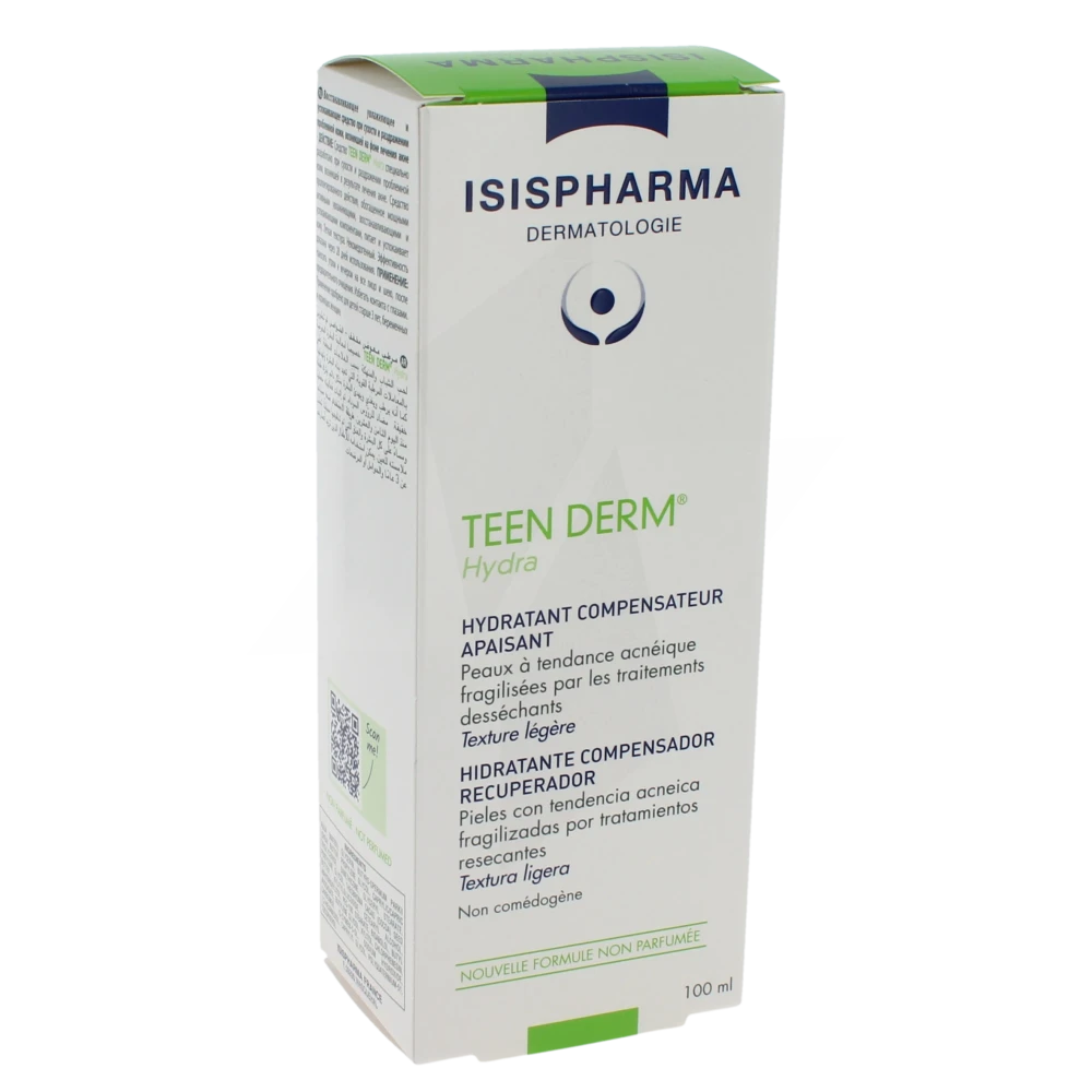 Teen Derm Hydra Fluide Hydratant Compensateur Apaisant T/100ml