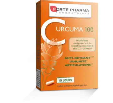 Forte Pharma Curcuma 100 Gélules B/15 à Moirans