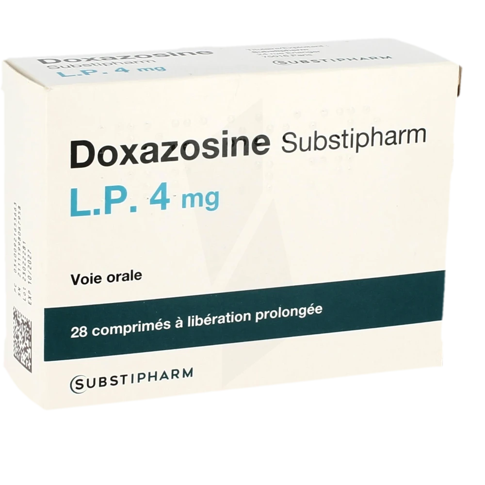 Doxazosine Substipharm Lp 4 Mg, Comprimé à Libération Prolongée