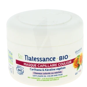 Natessance Carthame Keratine Masque Couleur Pot/200ml
