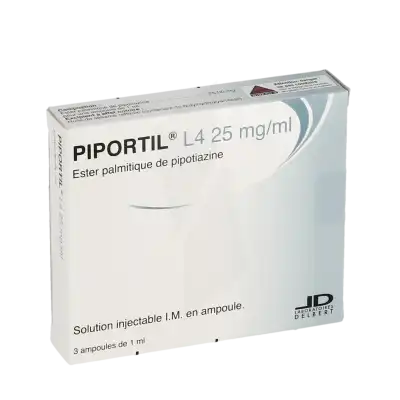 PIPORTIL L4 25 mg/ml, solution injectable en ampoule (I.M.)