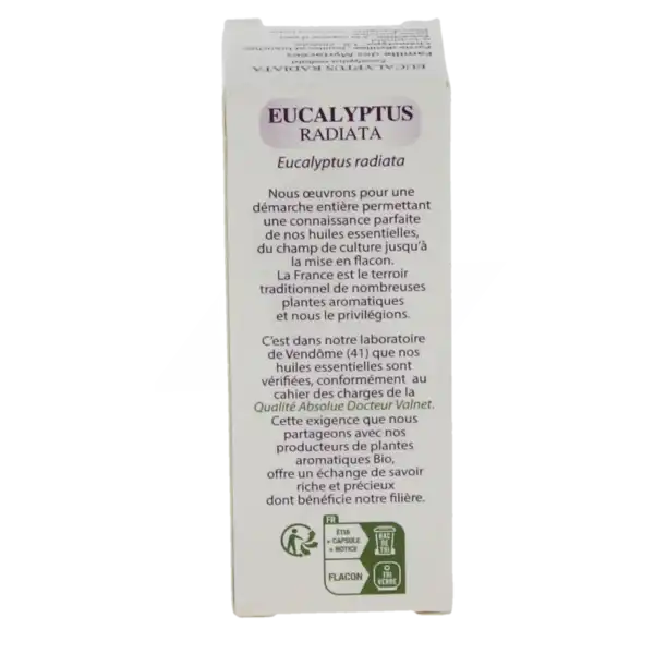 Docteur Valnet Huile Essentielle Bio, Eucalyptus Radiata 10ml