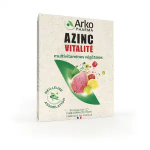 Azinc Vegetal Vitalite Multivitamines Cpr DÈs 6 Ans B/30 à Salins-les-Bains