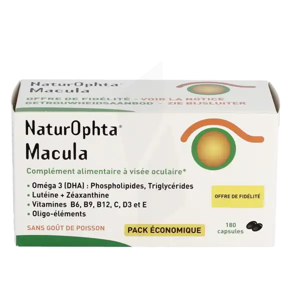 Naturophta Macula Caps Vieillissement Oculaire B/180