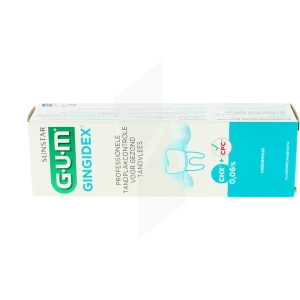 Gum Gingidex 0,06% Gel Dentifrice Gencives Maintenance T/75ml