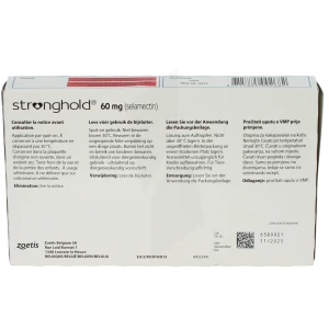 Stronghold 60 Mg Solution Pour Spot-on Pour Chats 7,6 - 10,0 Kg, Solution Pour Spot-on