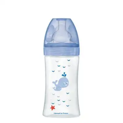 Dodie Sensation+ Biberon TÉtine Plate DÉbit 2 0-6mois Mer 270ml à  NICE