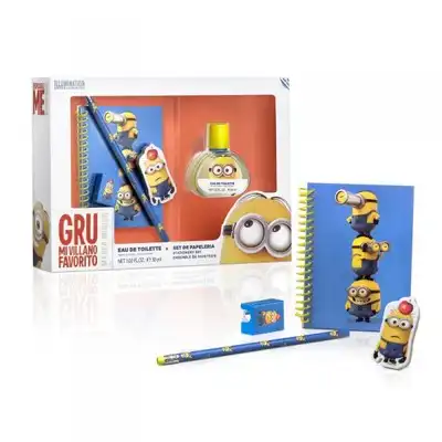 Coffret Minions Eau De Toilette + Set Papeterie