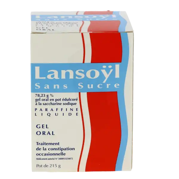 Lansoyl Sans Sucre 78,23 G %, Gel Oral En Pot édulcoré à La Saccharine Sodique