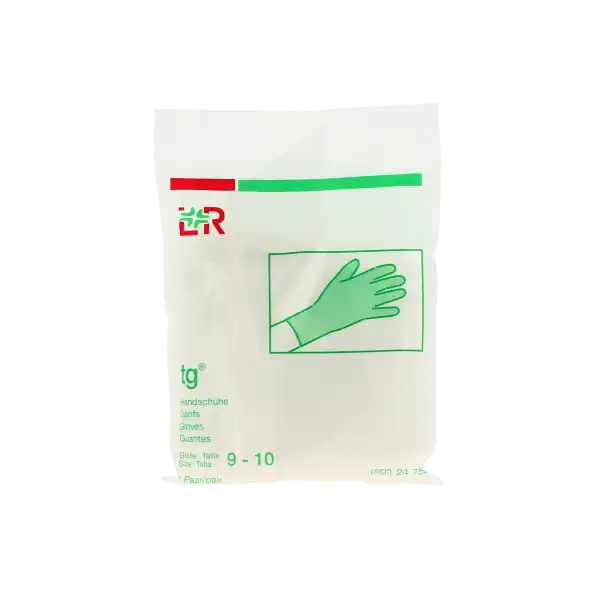 Lohmann & Rauscher Tg Gant Dermatologique Coton Non Stériles Taille 9/10