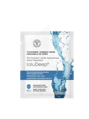 Unifarco Masque Visage Hydratant Anti-âge Acide Hyaluronique Ialudeep® 1 Masque Monodose