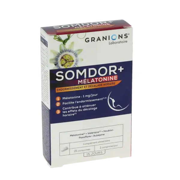 Granions Somdor+ Mélatonine Comprimés B/15