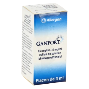 Ganfort 0,3 Mg/ml + 5 Mg/ml, Collyre En Solution