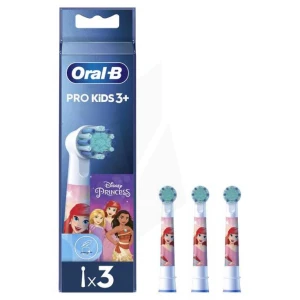 Oral-b Pro Kids 3 Ans+ Brossettes De Rechange Princesses B/3