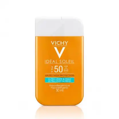 Vichy Idéal Soleil Spf50 Crème Onctueuse Visage Fl/30ml Pocket