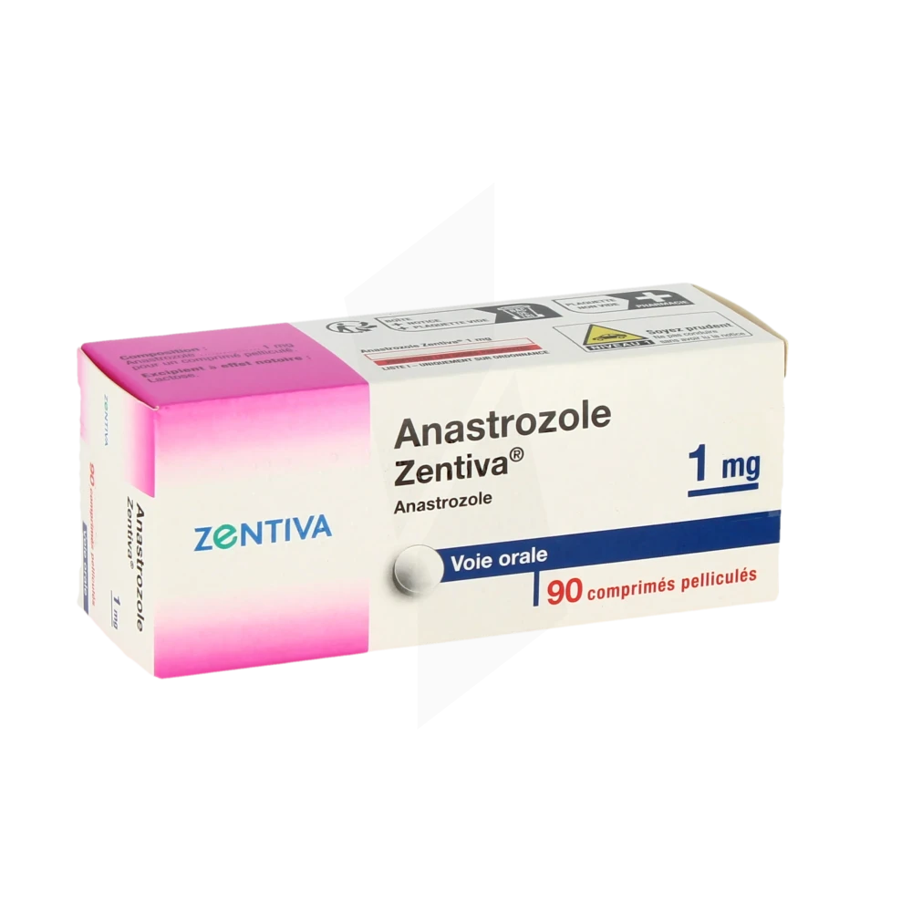 Anastrozole Zentiva 1 Mg, Comprimé Pelliculé