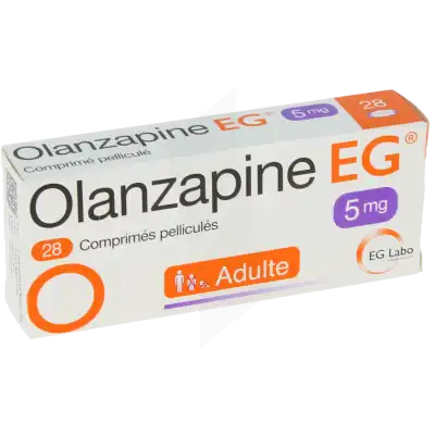 Olanzapine Eg 5 Mg, Comprimé Pelliculé à Casteljaloux