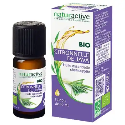 Naturactive Huile Essentielle Bio Citronnelle De Java Fl/10ml à VALS-LES-BAINS