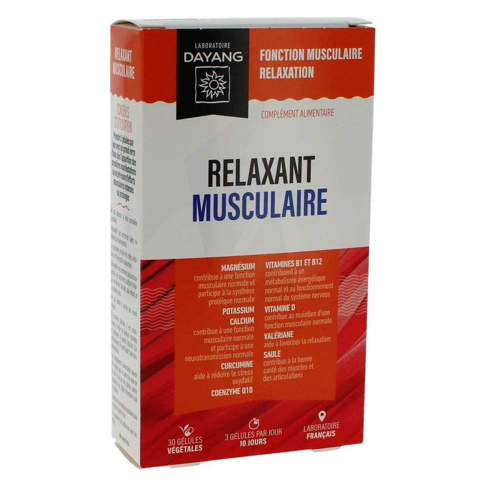 Dayang Fonction Musculaire Relaxation 30 Gélules