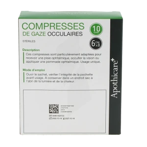 Apothicare Compresse Oculaire Stérile B/10