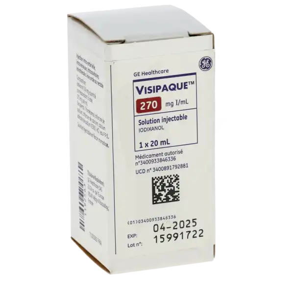 Visipaque 270 Mg D'i/ml, Solution Injectable