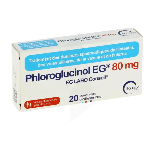 Phloroglucinol Eg 80 Mg, Comprimé Orodispersible