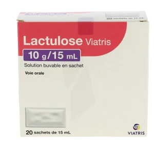 Lactulose Mylan 10 G/15 Ml, Solution Buvable En Sachet