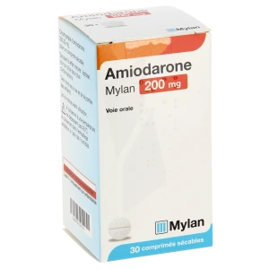 Amiodarone Viatris 200 Mg, Comprimé Sécable