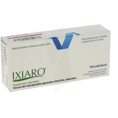 IXIARO, suspension injectable. Vaccin de l'encéphalite japonaise (inactivé, adsorbé)