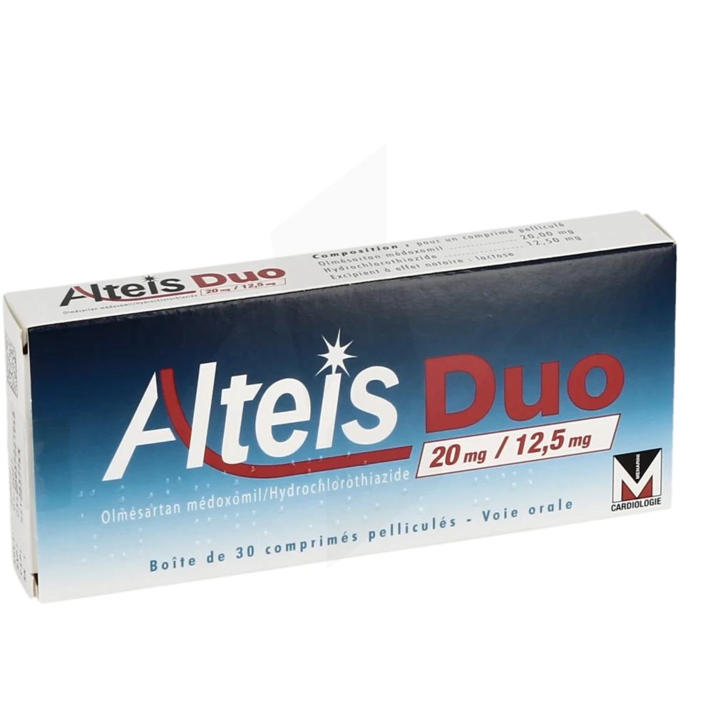 Alteisduo 20 Mg/12,5 Mg, Comprimé Pelliculé