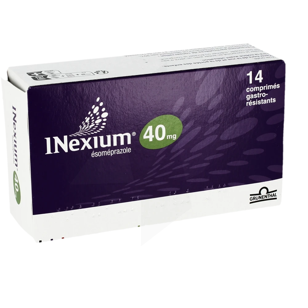 Inexium 40 Mg, Comprimé Gastro-résistant