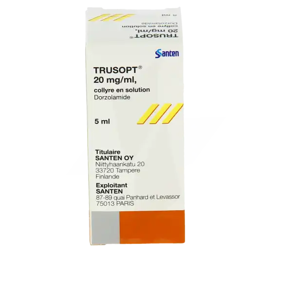 Trusopt 20 Mg/ml, Collyre En Solution