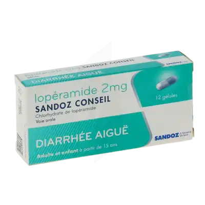 LOPERAMIDE SANDOZ CONSEIL 2 mg, gélule