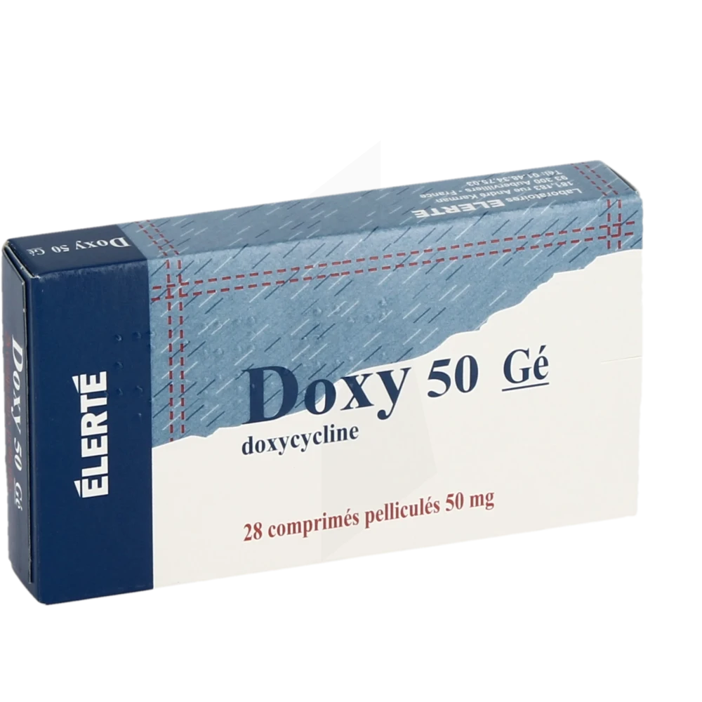Doxy 50 Mg, Comprimé Pelliculé