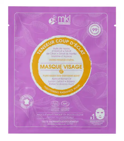 Mkl Masque Visage Tenseur & Coup D’Éclat 10ml